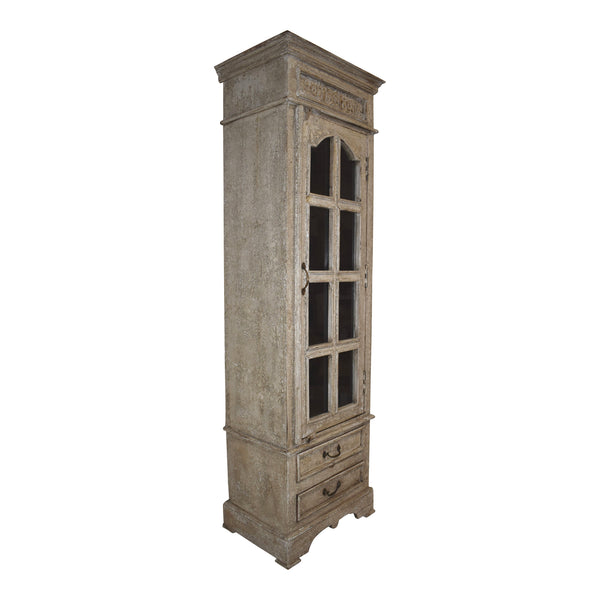 narrow-painted-vitrine-with-two-drawers-ski-country-antiques-home