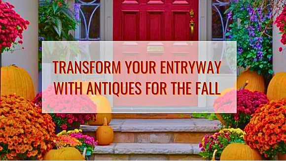 Transform Your Entryway with Antique Charm for the Fall