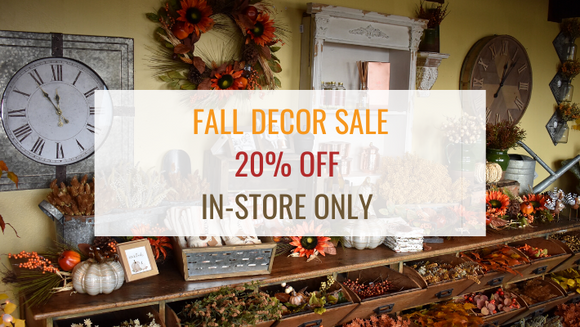 Welcoming the Season with Our Fall Decor Sale