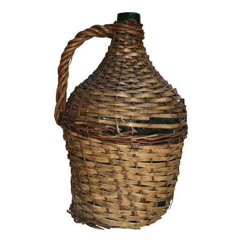 Wicker Demijohn Wine Bottle (Medium)