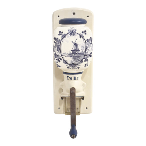 Dutch Wall-Mounted Hand-Cranked Coffee Grinder