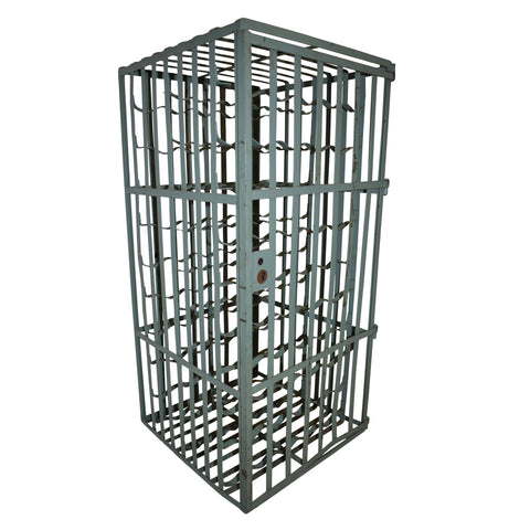 Painted Metal Wine Rack