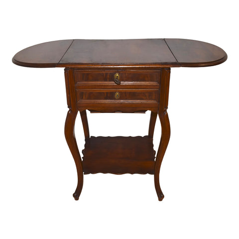 Walnut Pembroke Table with Drawers