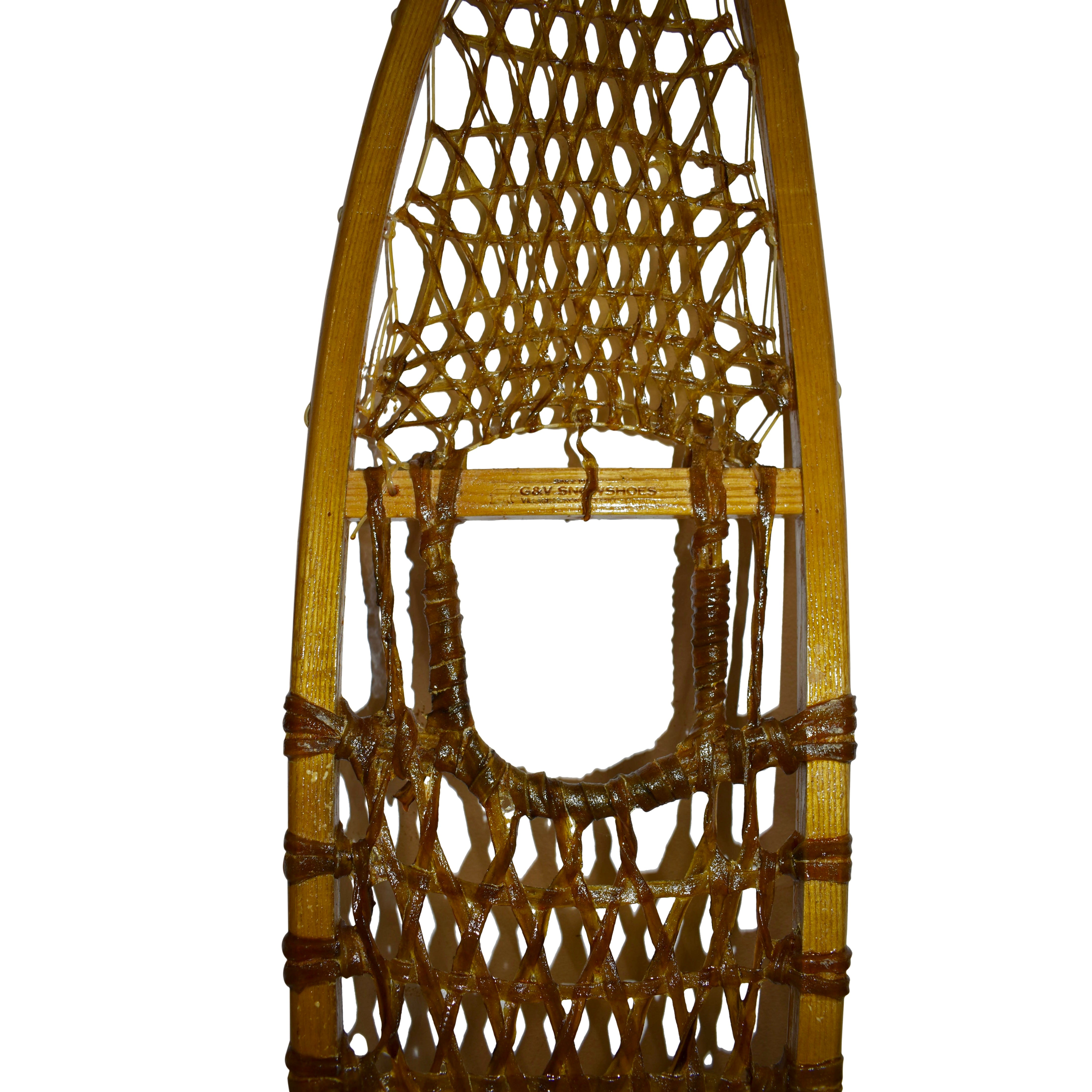 Long Canadian Huron Snowshoes by G & V