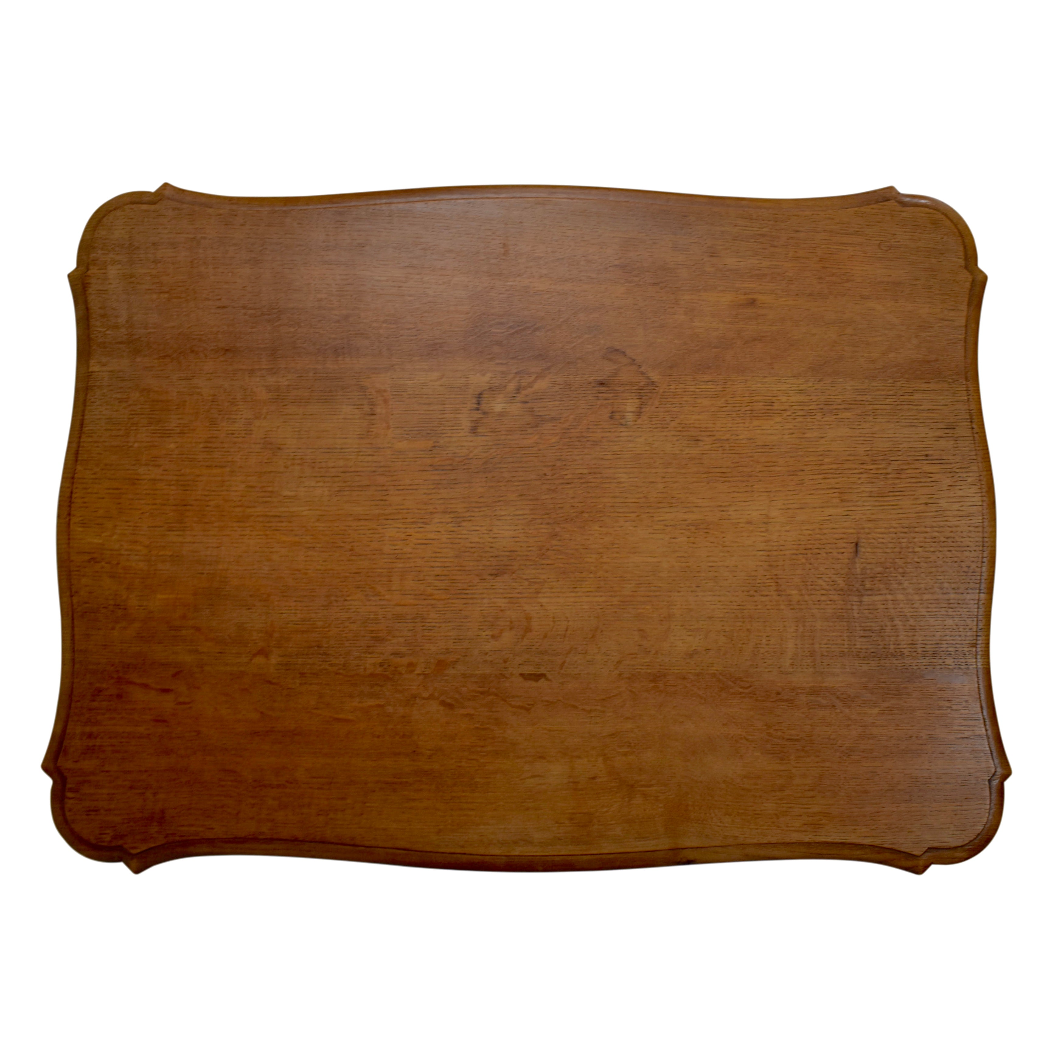 Rectangle Carved Oak Side Table