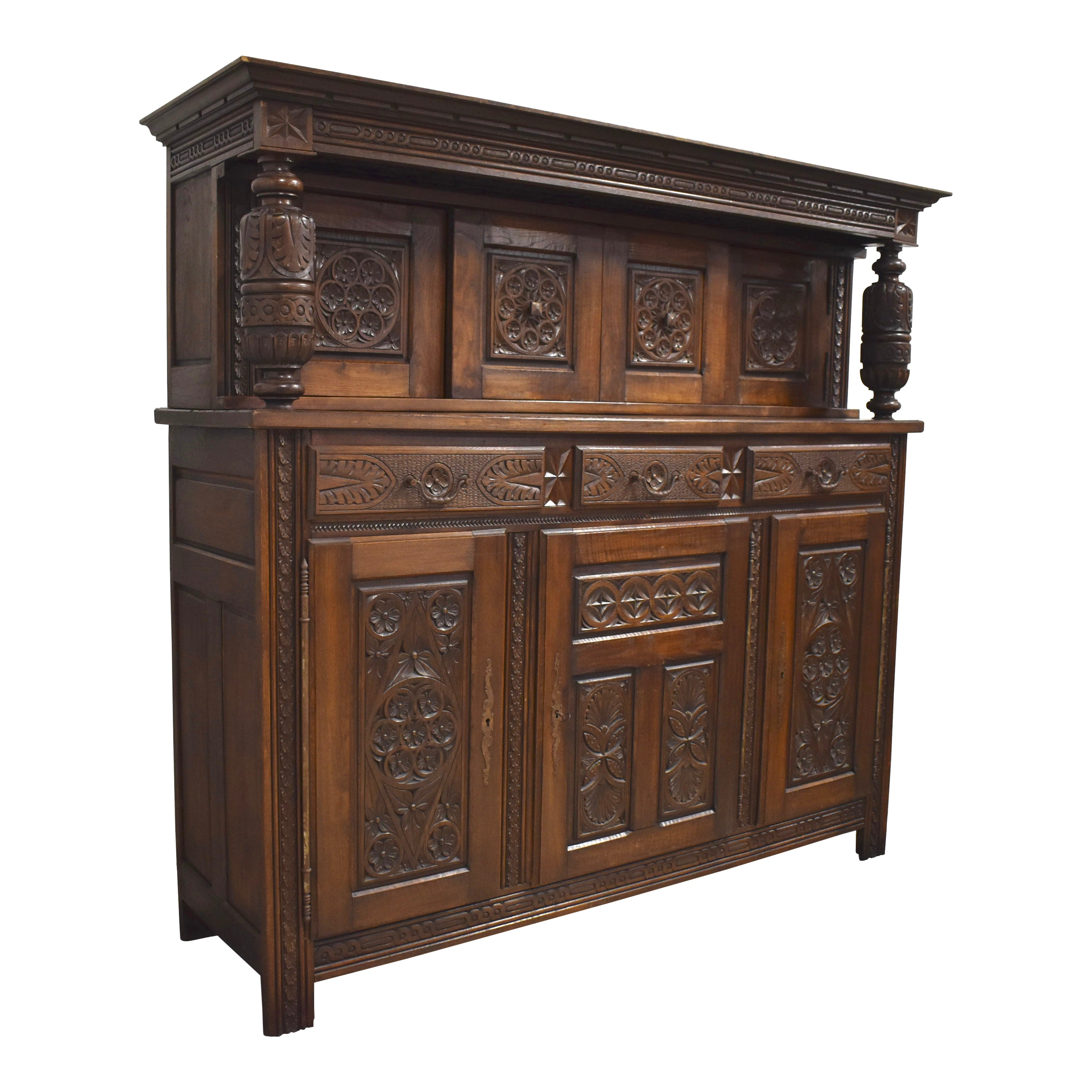 English Carved Cabinet
