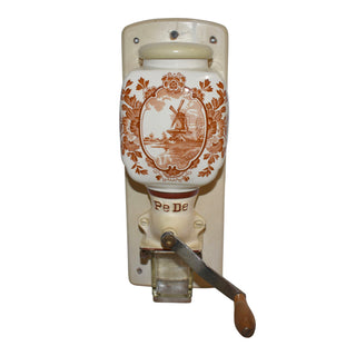Dutch Wall-Mounted Hand-Cranked Coffee Grinder