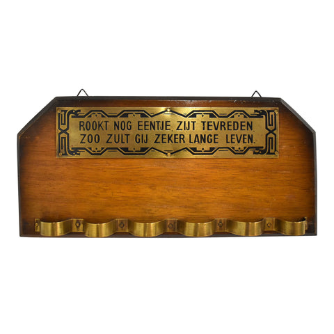 Dutch Wall-Mounted Pipe Rack