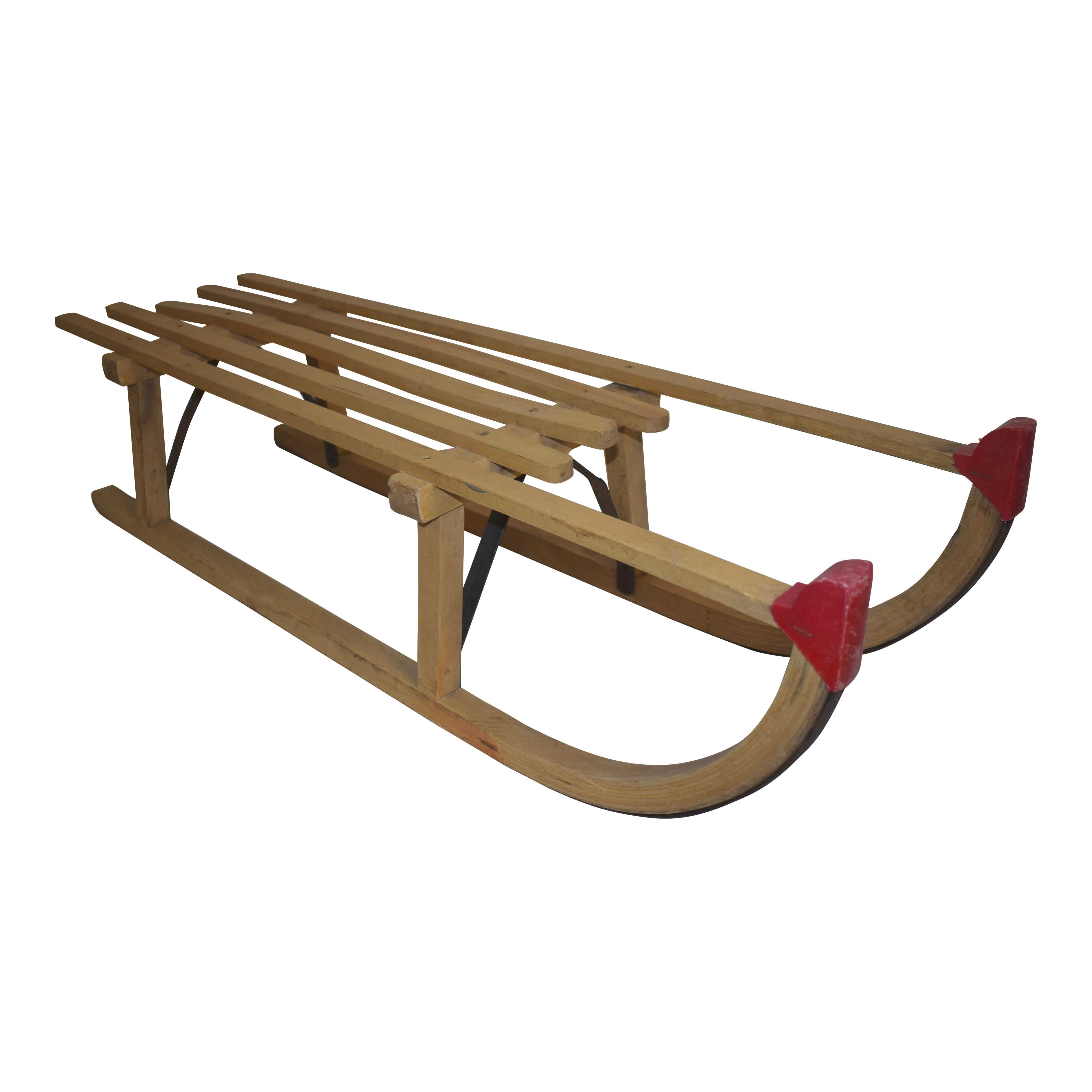 Wooden Tracker Snow Sled