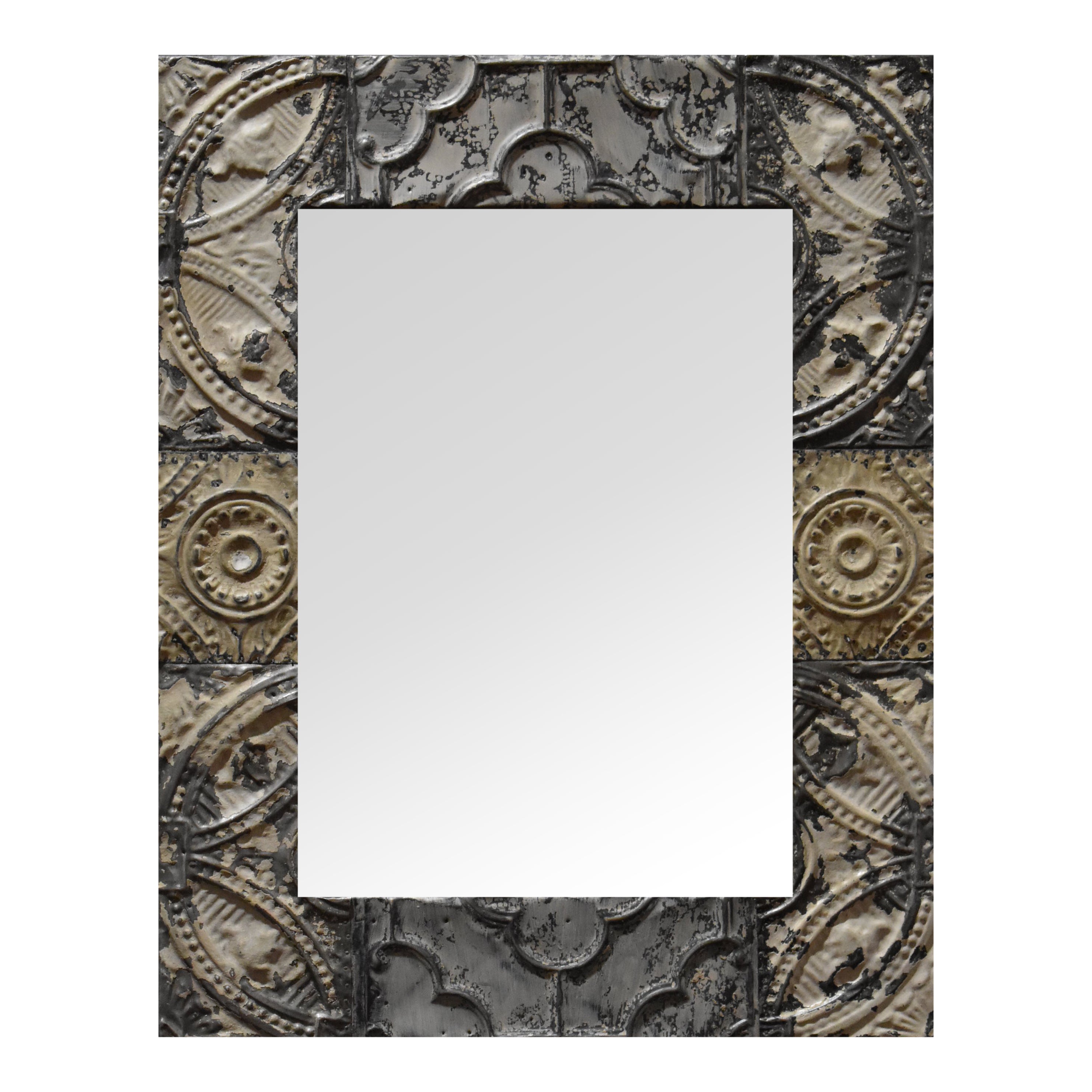Tin Panel Mirror