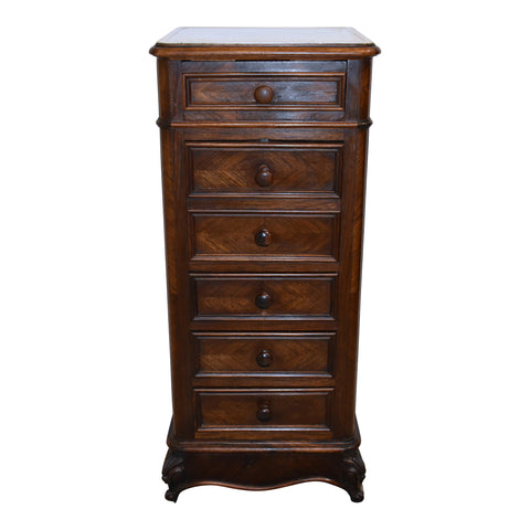French Rosewood Bedside Table and Chamber Pot Cabinet