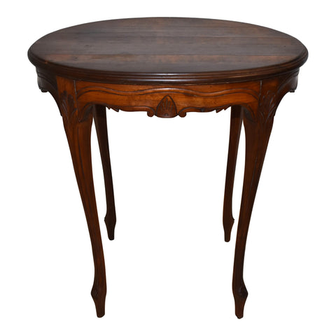 Oval Oak Side Table