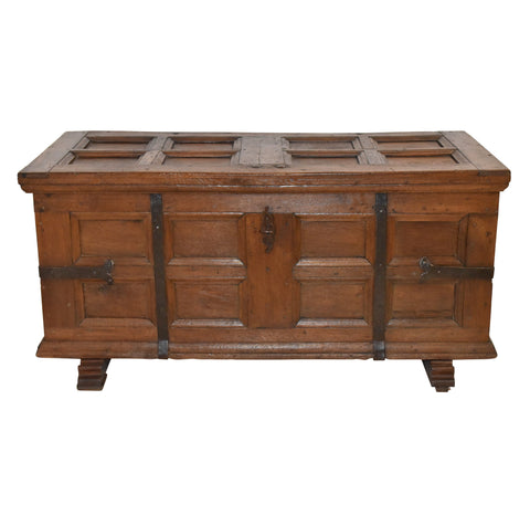 Oak Trunk with Iron Accents