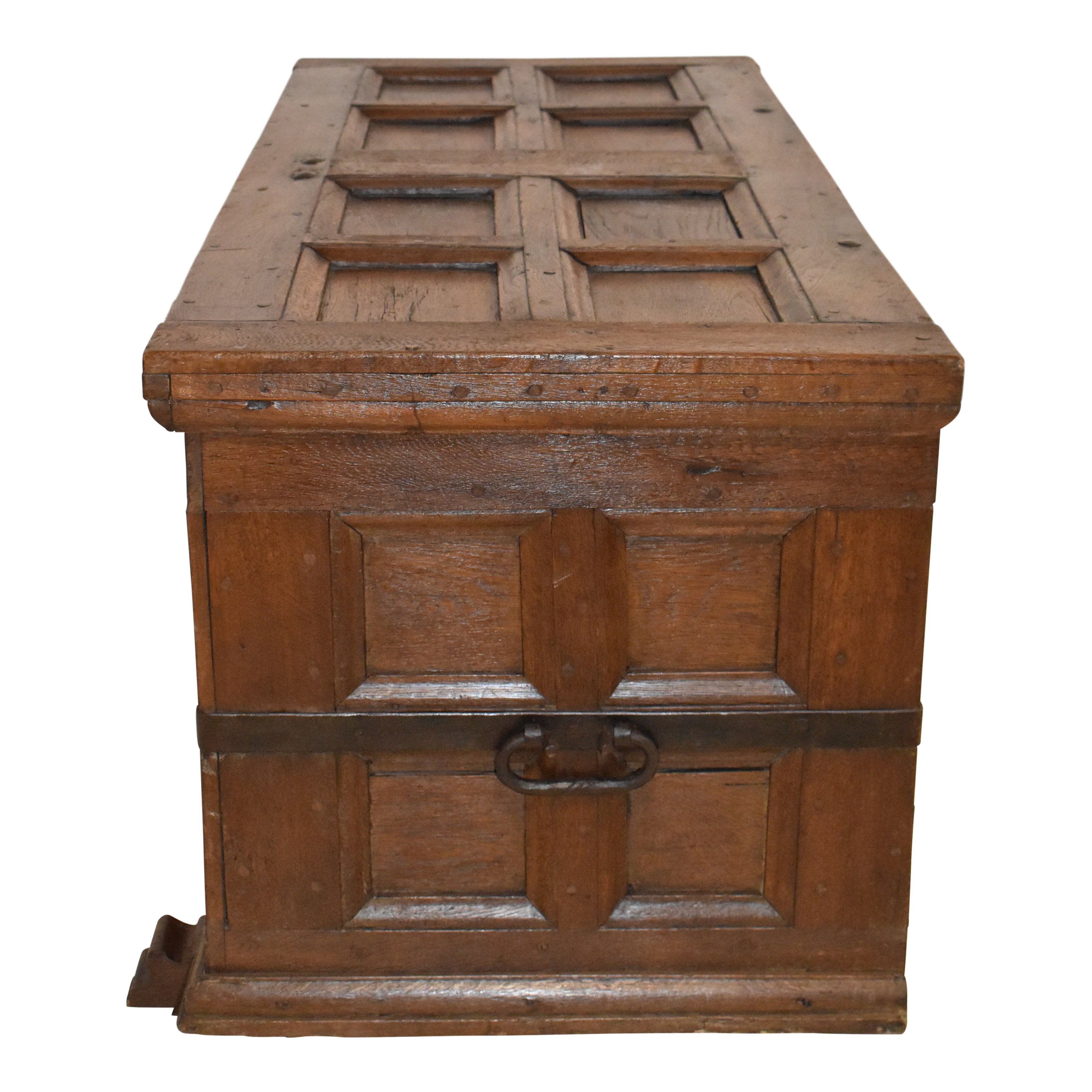 Oak Trunk with Iron Accents
