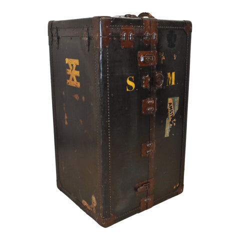 Dutch Wardrobe Steamer Trunk