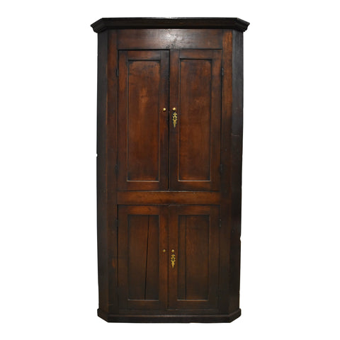 Oak Corner Cabinet