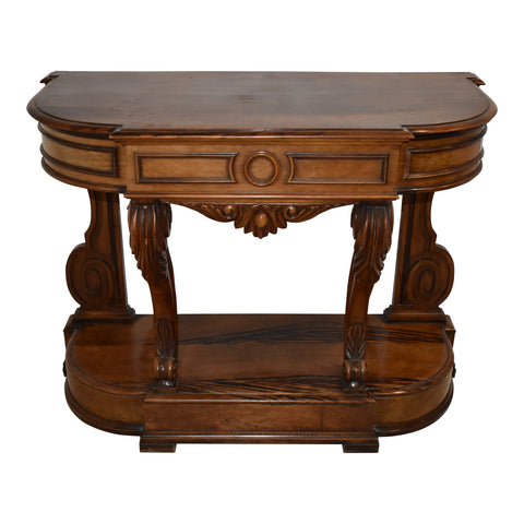 Walnut Console Table