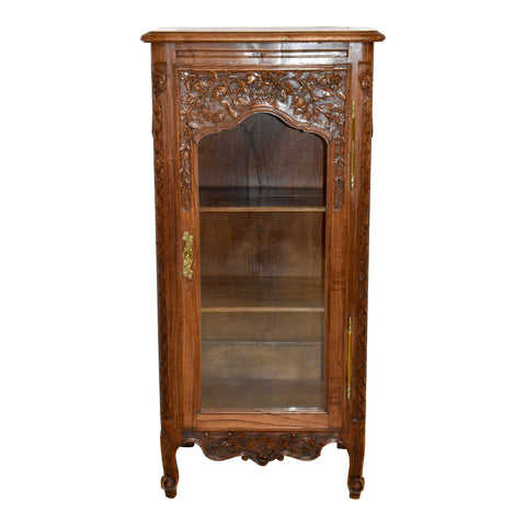 Petite Louis XV Oak Vitrine