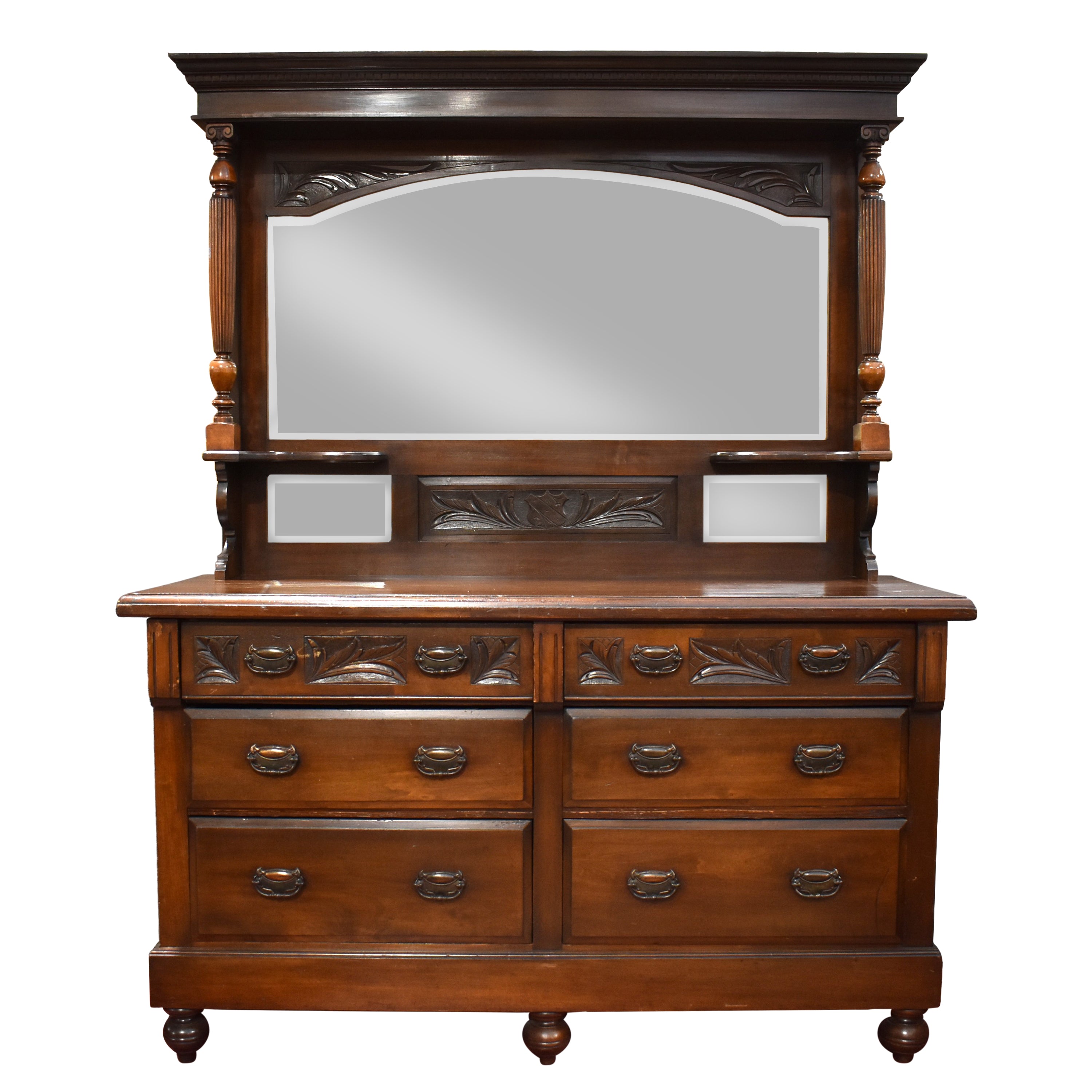 English Mahogany Dresser - Ski Country Antiques & Home English Mahogany Dresser - Ski Country Antiques & Home