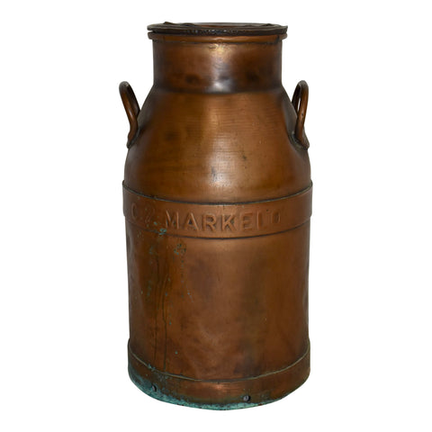 Dutch Copper Milk Can