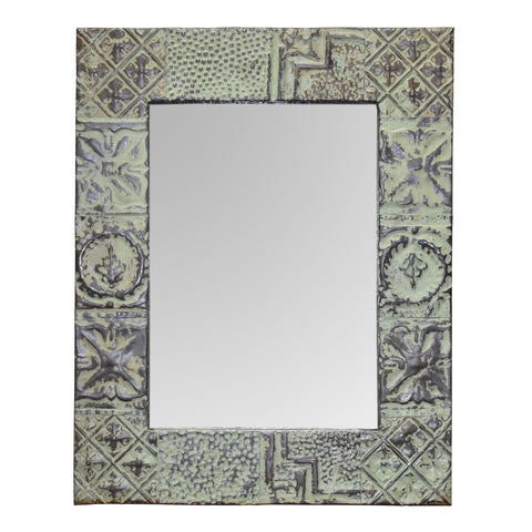 Tin Panel Mirror