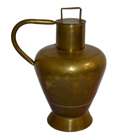 Brass Pitcher with Lid