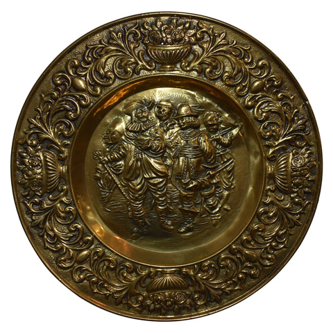 Decorative Embossed Wall-Hanging Plate