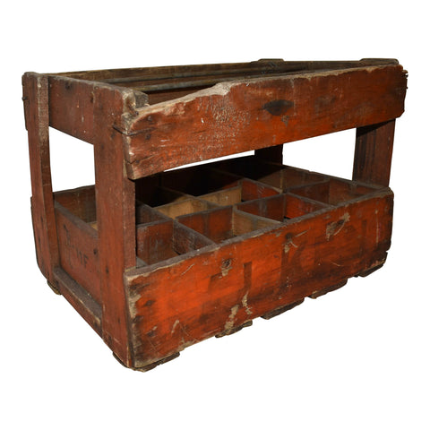 Dutch Wooden Bottle Crate