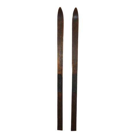 Antique Skis & Poles | Vintage Skis for Decoration tagged 