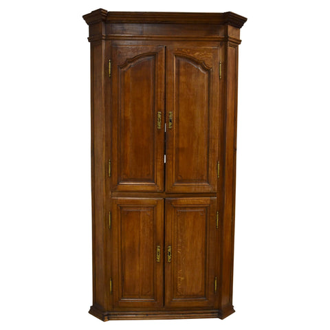 Oak Corner Cabinet
