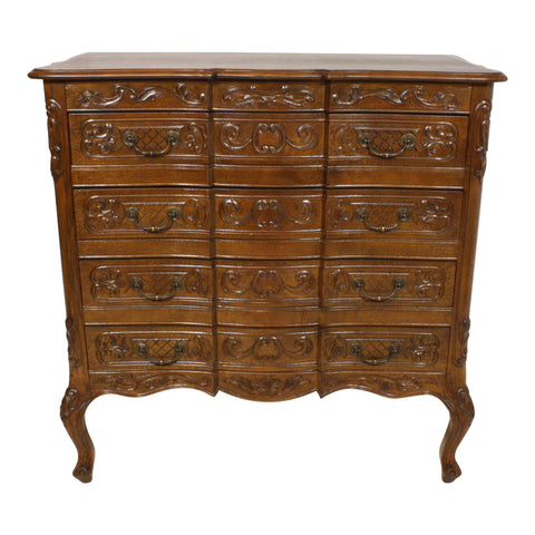 French Four Drawer Oak Dresser