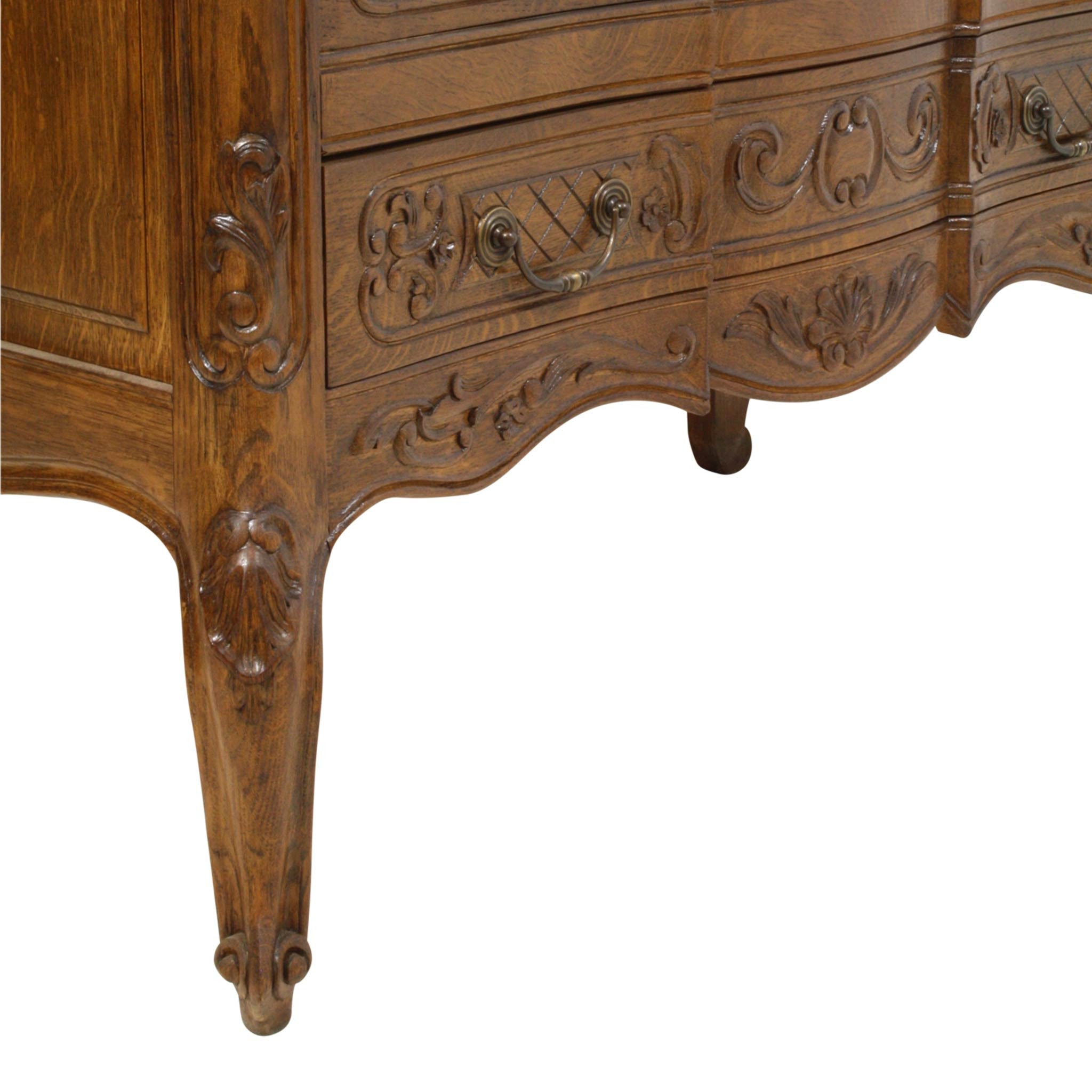 French Four Drawer Oak Dresser - Ski Country Antiques & Home French Four Drawer Oak Dresser - Ski Country Antiques & Home