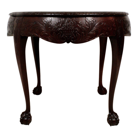 French Louis XV Ball and Claw Foot Side Table