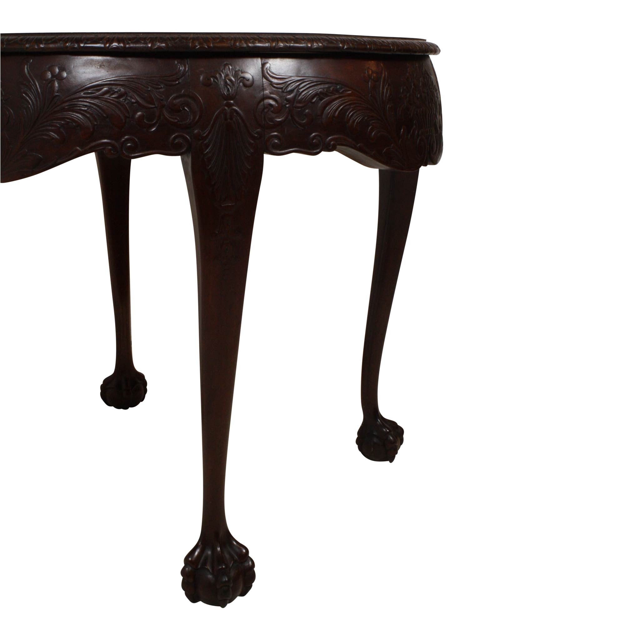 French Louis XV Ball and Claw Foot Side Table