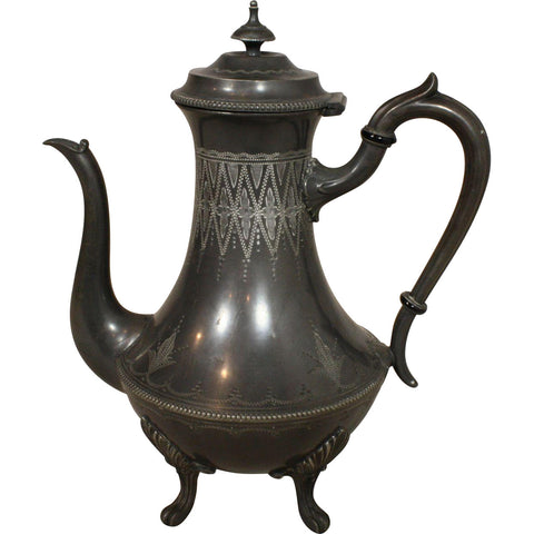 Atkinson Bros. Pewter Tea Pot
