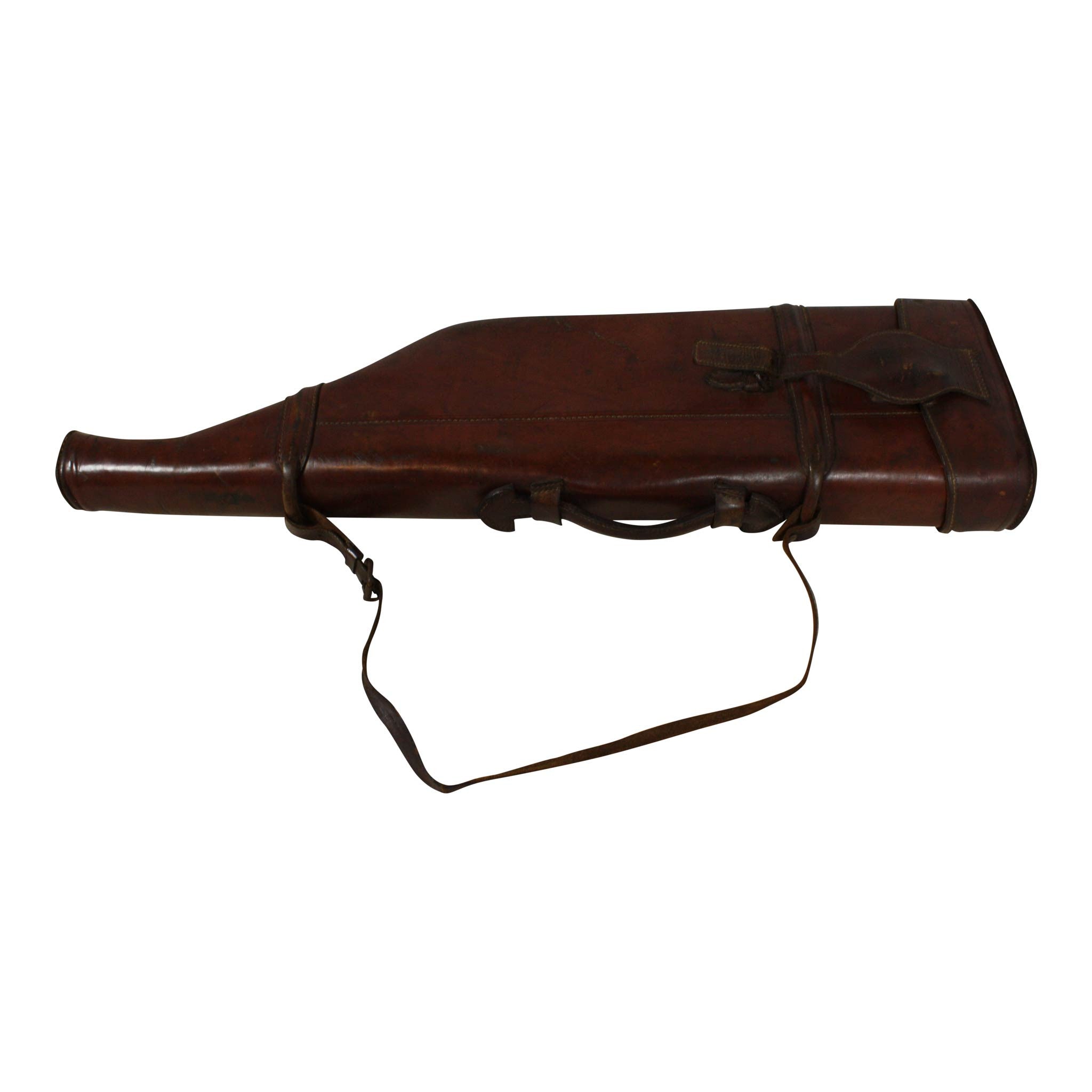 Hard Leather Gun Case