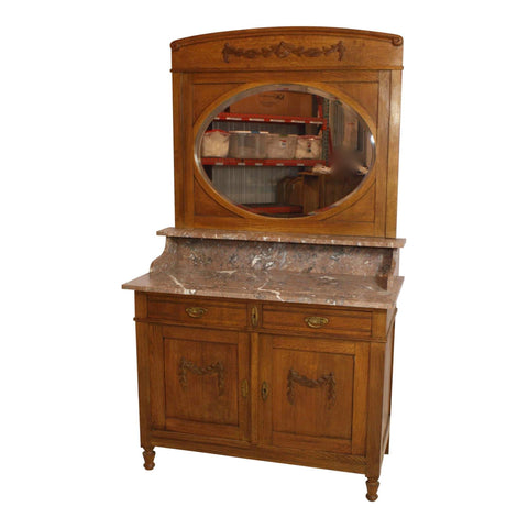 Belgian Dresser with Marble Top