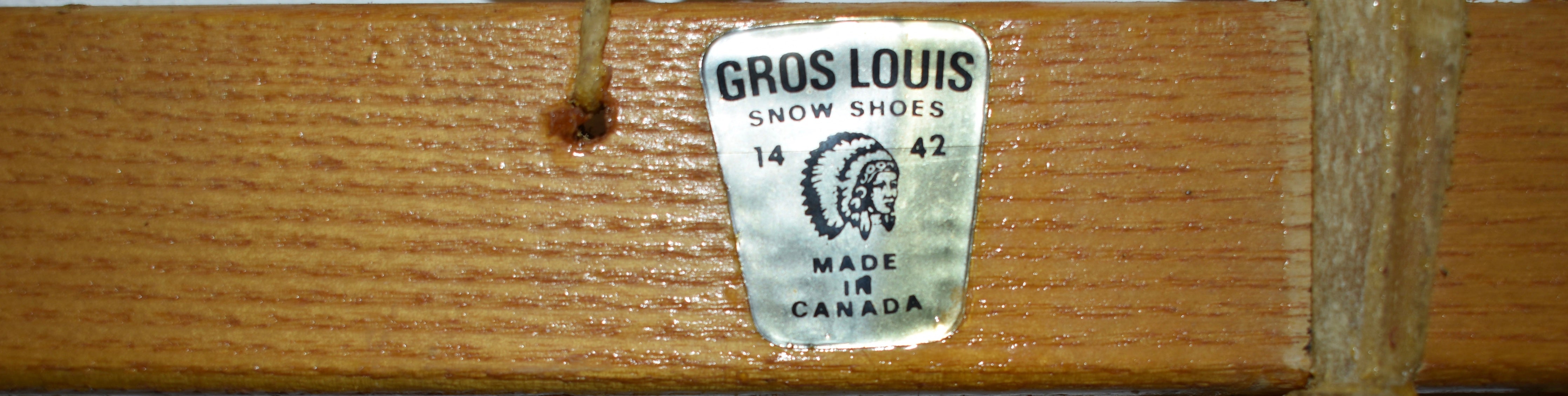 Canadian Huron Snowshoes by Gros-Louis