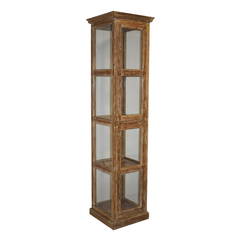 Narrow Two Door Vitrine