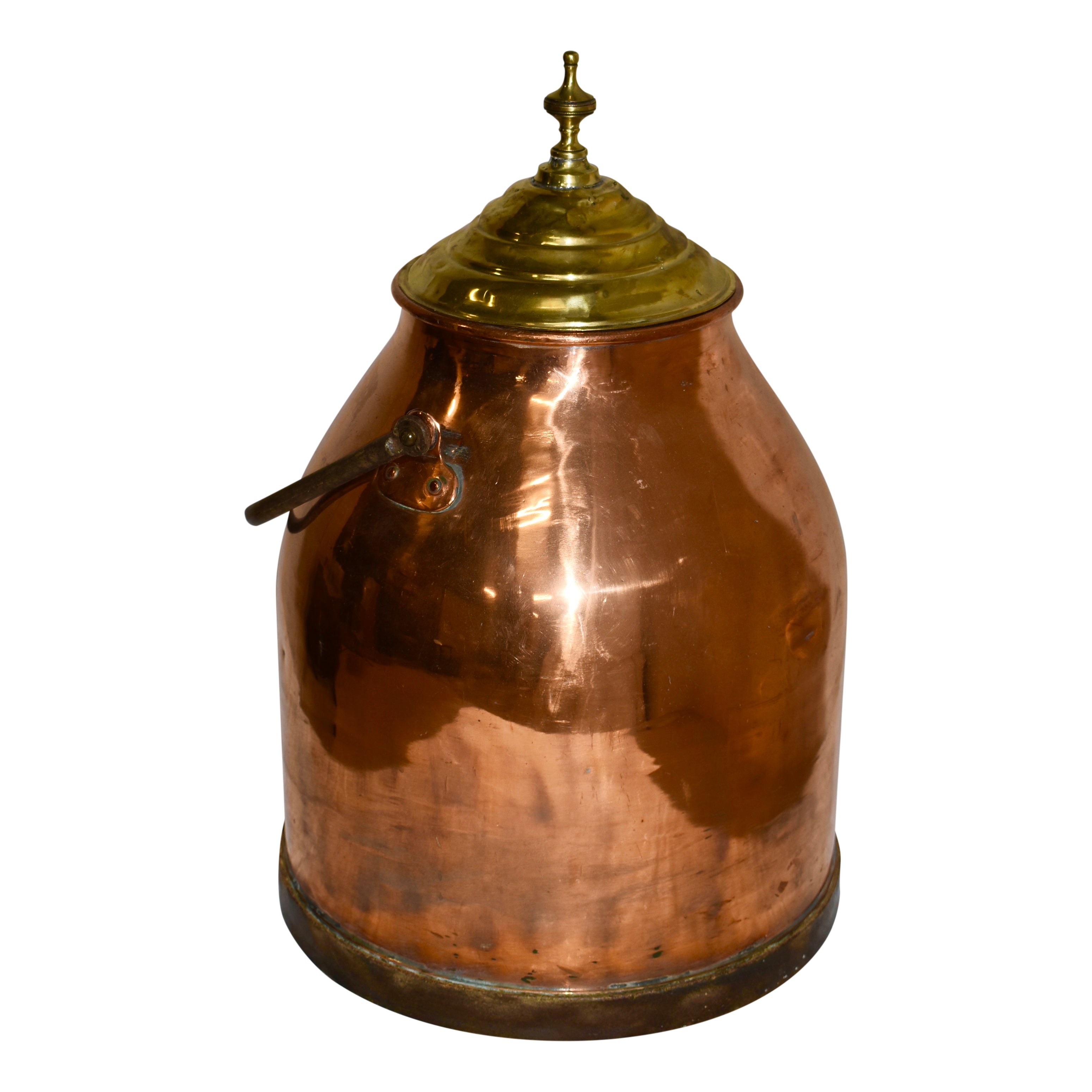 Copper Canister with Brass Lid