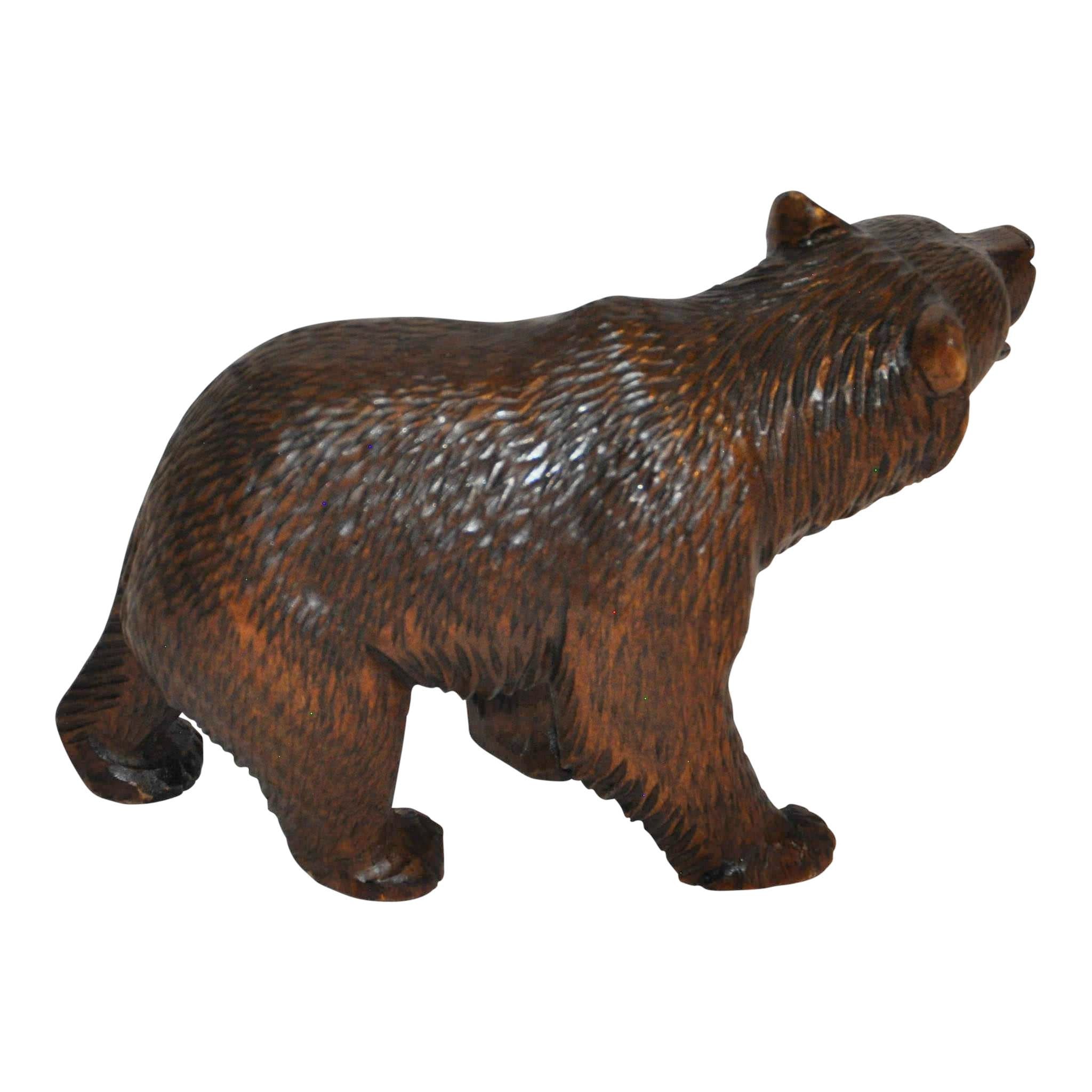 Carved Black Forest Bear
