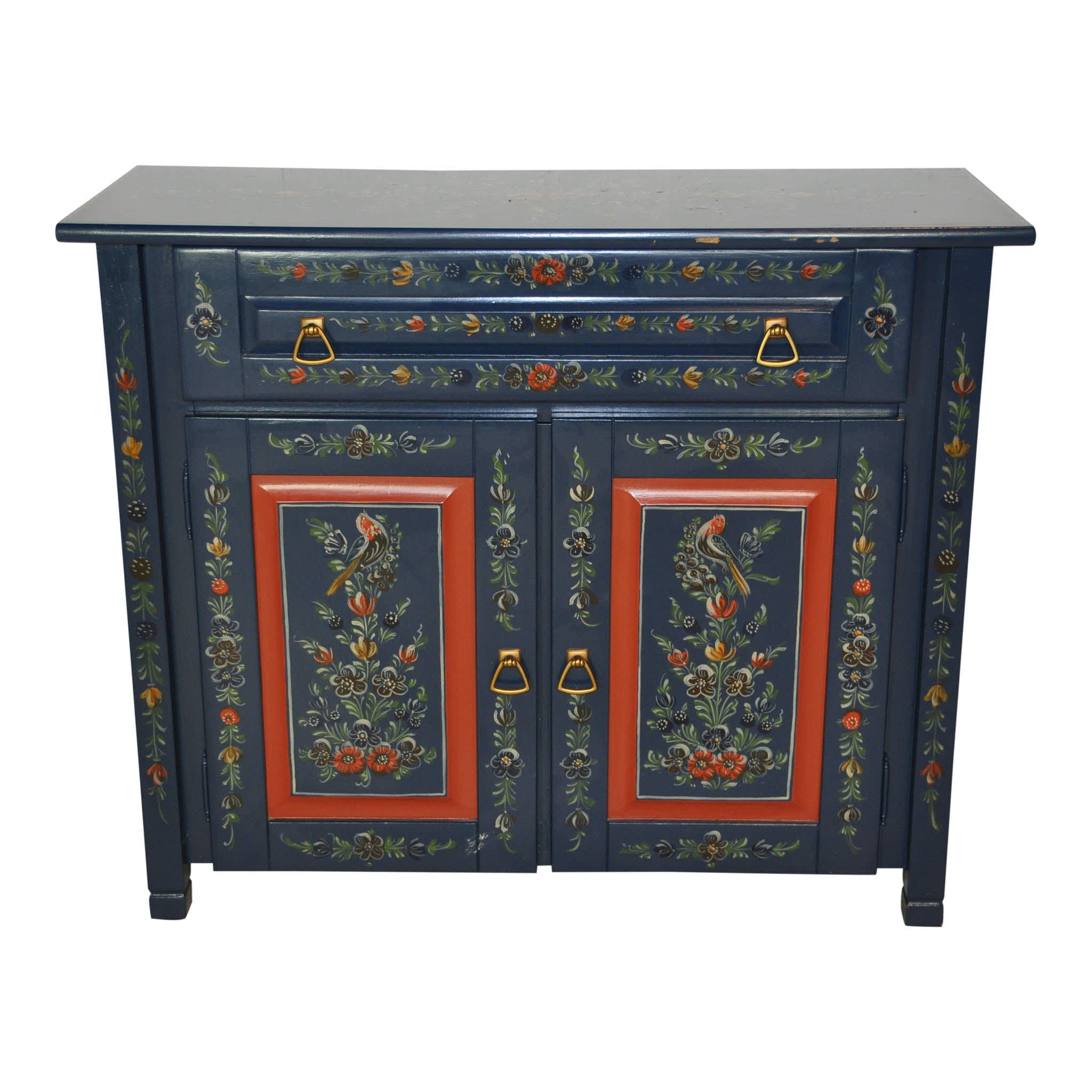 Dutch Hand Painted Cabinet