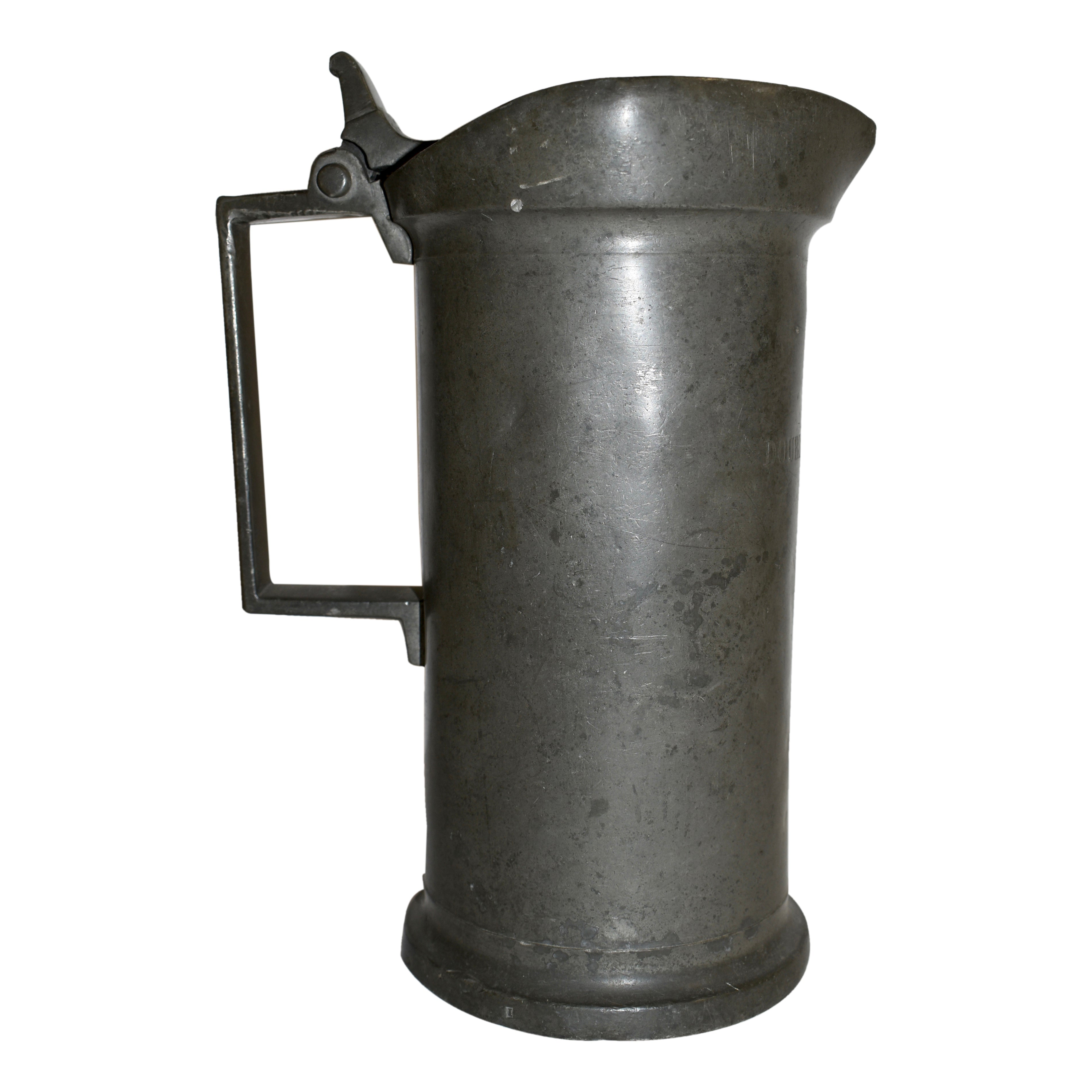 Pewter Pitcher with Lid