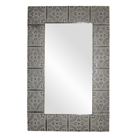 Tin Panel Mirror