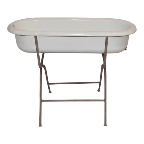 Enamel Bathtub with Stand