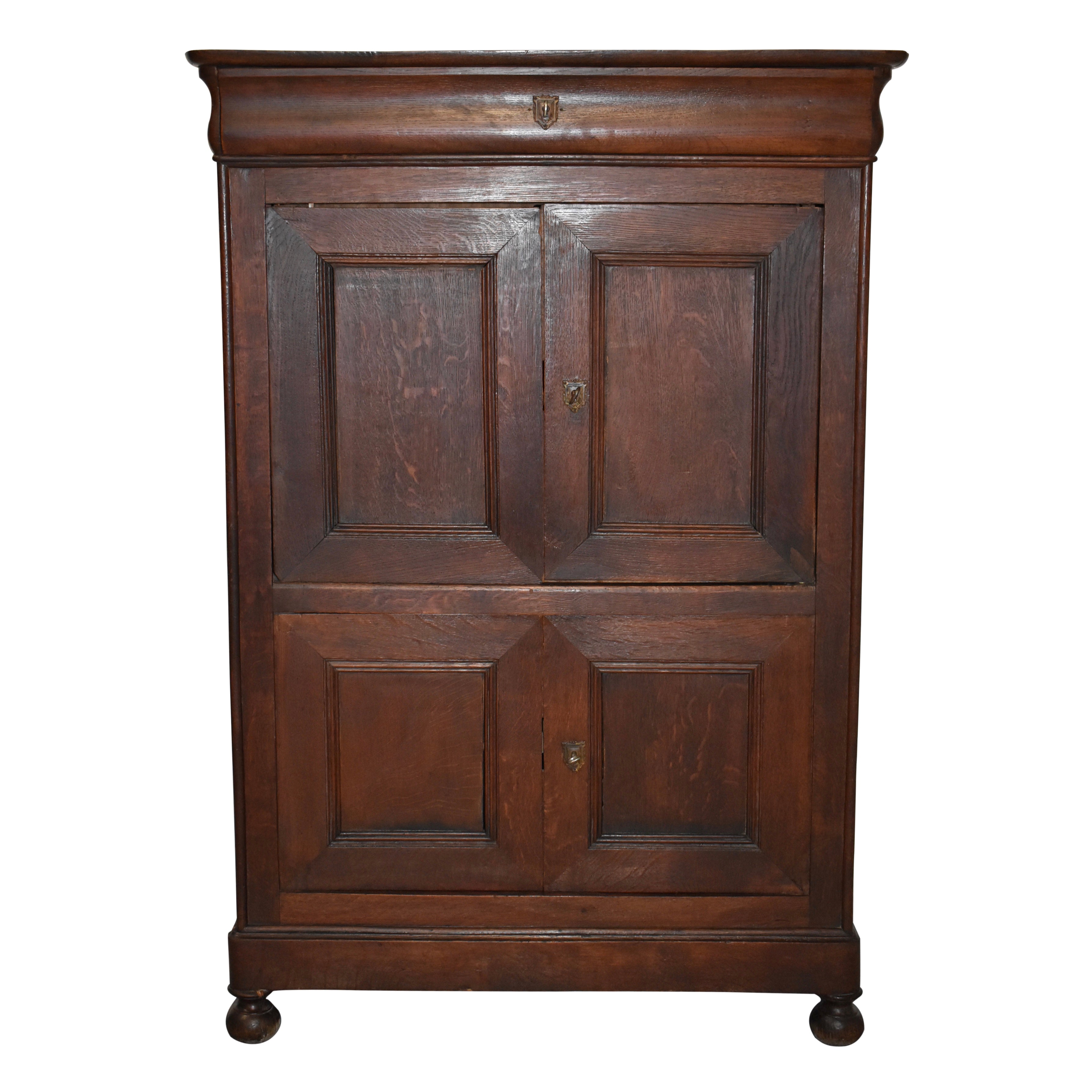 Oak Louis Philippe Cabinet
