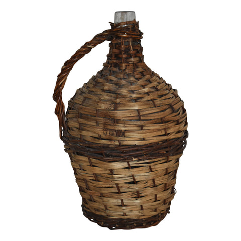 Wicker Demijohn Wine Bottle (Large)