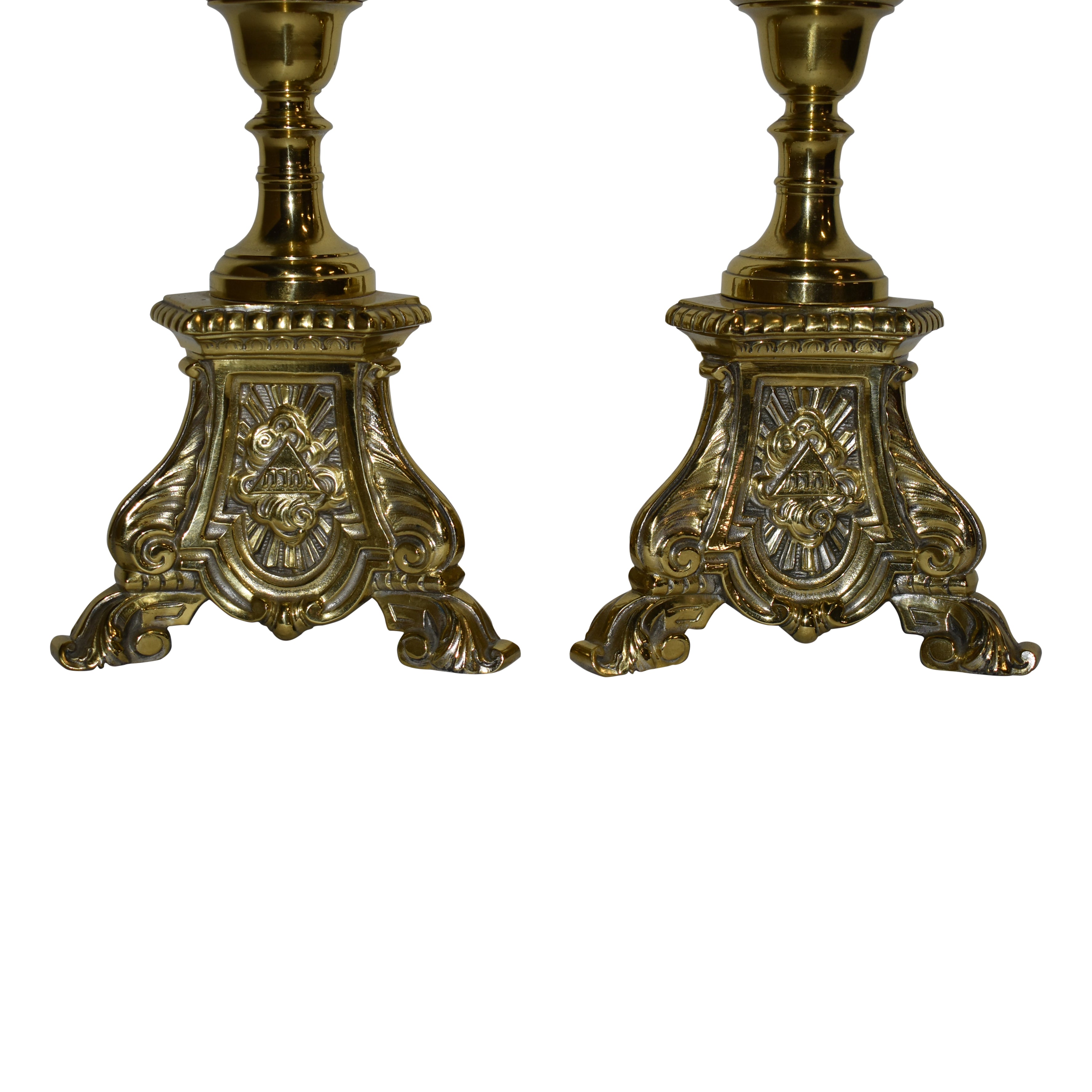 Brass Candlesticks, Set of Two