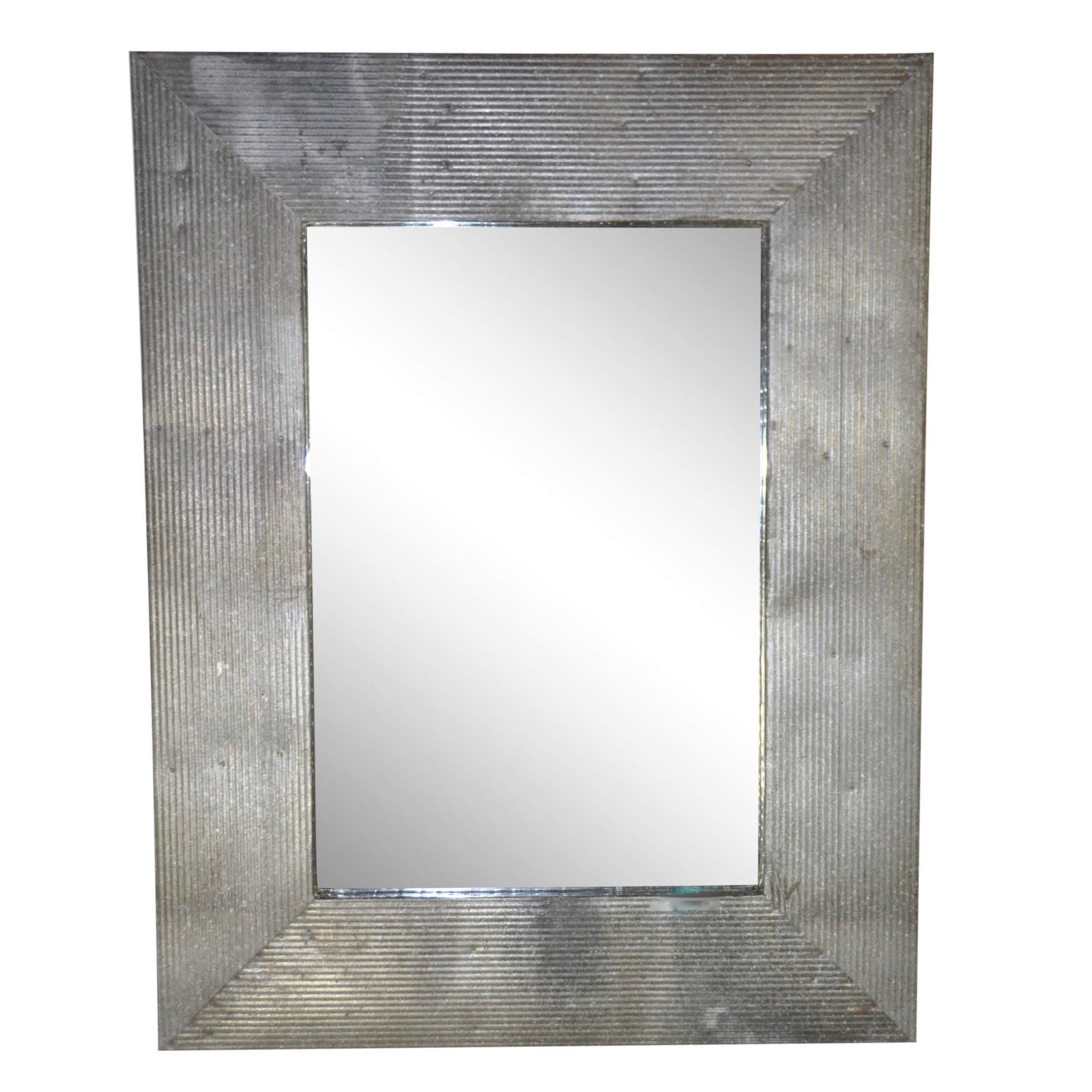 Corrugated Tin Mirror
