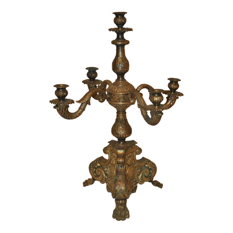 Bronze Rococo Candelabra